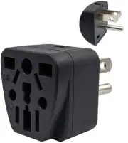 Us Travel Plug Adapter Eu/uk/au/in/cn/jp/asia/italy/brazil To Usa (Typ
