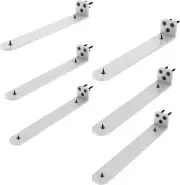Floating Shelf Bracket, 12 Inch 6PACK White Heavy Duty Shelf Bracket,Hidden Shel