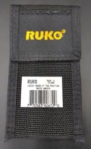 Ruko Folding Knife Sheath 4" Two Position, Web Nylon Pouch SOG2N, NEW NOS