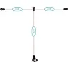 Aerial FM Antenna 75 Ohm F Type Male Plug For Home Radio Rec Stereo Hot G9