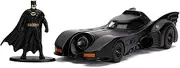 Jada Toys 253213003 Batmobil 1989 Highly Detailed 1:32 Model Car Including Batman Figure, Doors can be Opened, with Freewheel, Black