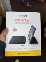 ZAGG Slim Book Go Wireless Backlit Keyboard and Case for iPad 10.2" (8th