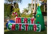 180cm Inflatable Merry Christmas Tree with Light