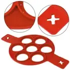 7 Holes Silicone Pancake Maker Nonstick Mold Egg Ring Maker Kitchen Accessories