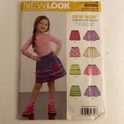 Newlook Sewing Pattern S0390 * Different style Skirts Child sz. 3-8