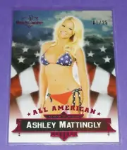 2015 Benchwarmer ASHLEY MATTINGLY Signature #12 ALL AMERICAN Pink/25 PLAYBOY Hot