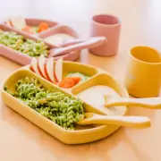 Sleepytot Silicone Divided Plate & Lid with Fork & Spoon & Cup