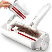LEDOJY Roller Pet Hair Remover and Reusable Lint Roller - ChomChom Cat and Dog Hair Remover for Furniture, Couch, Carpet, Clothing and Bedding - Portable, Multi-Surface Fur Removal Tool