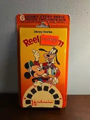 New RARE view-master 3D Disney stories reel album Sealed