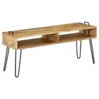 Solid Mango Wood TV Stand Entertainment Center Media Storage Table vidaXL