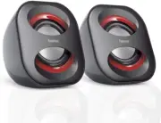 Sonic Mobile 183 PC Speaker USB 3.0 3.5 Mm Jack 3 W Active Boxes for Computer, L