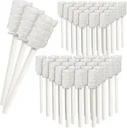 JJOVCE Baby Tongue Cleaner,Disposable Baby Mouth Cleaner, Soft Gauze Toohthbrush Newborn Oral Cleaning Stick Dental Care for 0-36 Month Baby (100)