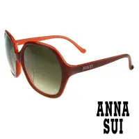 在飛比找momo購物網優惠-【ANNA SUI 安娜蘇】素色薔薇大方框太陽眼鏡(橘紅 A