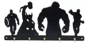 Superhero Marvel Avengers Key Rack Hanger Holder Entryway Organizer Hooks Decor