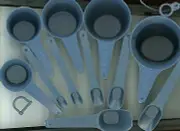 Measuring Spoons + Cups 11 Pieces & 2 clips can keep together