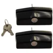 Covermaster - Black Screw Mount T Handles - Pair (keyed alike)