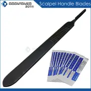 20 Sterile Surgical Blades #11 With 2 Black Scalpel Handle #3 Surgical Hand