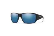Smith Guides Choice Sunglasses in Matte Black ChromaPop Polarised Blue Mirror