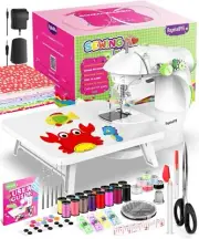 Mini Sewing Machine with 123 Pcs Sewing Kit for Beginners
