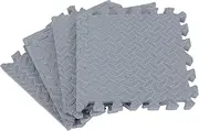 Mobestech 12x12x1cm Eva Workout Mats Interlocking Exercise Flooring Shock Absorbent Noise Dampening Scratch Resistant Long-Lasting Soft Gym Mats