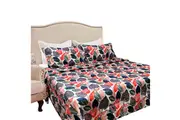 Hotel Living 3 Pce Light Weight Comforter Set Queen/King Corbett Leaves Comforter Sets Queen