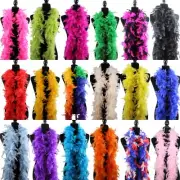 40 Gram Chandelle Feather Boa, 2 Yard Long-Great for Party, Wedding, Halloween