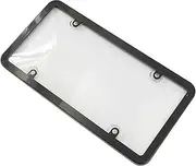 2X Clear Reflective Anti-Speed, Red Light, Toll Camera Stopper License Plate Cover, Universal Fit for Most Vehicles