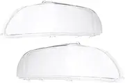 BYBDQKTVEH 63128375301 63128375302 Pair Headlight Cover Shell Headlight Glass Lens Compatible with BMW E39 Facelift 1996-2000 2001 2002 2003 Shell