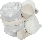 Kisangel Cute Stuffed Figures Swaddle Plush for Children Bed Playpen Kids Toy Stuffed Animal Toy Blanket No Shedding Soft Animal