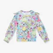 NWT Posh Peanut Disney Princess Bamboo Balloon Sleeve Sweatshirt 18-24m