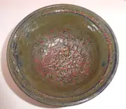Studio Art Pottery Bowl w/ Skull& Crossbones Signature