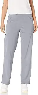 [WonderWink] Womens 5112P Hp Hybrid Pull on Slim Women's Scrub Pant Petite Medical Scrubs Pants