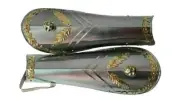 Armor Knight Leg Guard Medieval Crusader Set Gothic Steel Spartan 18GA Gift Item