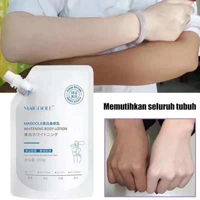 Maigoole 2-in-1 Whitening Body Lotion & Bleaching 200g | Daily Use Cream