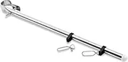 MARINE CITY Stainless-Steel Adjustable Clamps Rail Mount Flag Staff Pole/Rod For Boat, Kayak