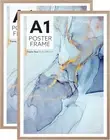 Cooper & Co. Homewares A1 Poster Photo Frames Set of 2, Oak