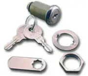 1-1/8" PINBALL MACHINE ARCADE GAME LOCK DOUBLE BITTED SUZO HAPP COIN DOOR 1 1/8"