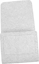 ULDIGI 1pc Felt Bedside Hanging Storage Bag Modern Design Reinforced Stitching for Home Dorm Office Bedside Organizer Felt Pouch