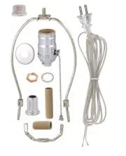 B&P Lamp Table Lamp Wiring Kit with Pull-Chain Socket