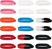 Koceci 72 PCS Anti Lost Silicone Rubber Rings Holder Adjustable Case Necklace Lanyard Bands Replacement for Pen Office