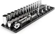 TEKTON 3/8 Inch Drive 12-Point Socket and Ratchet Set with Rails and Tray, 36-Piece (1/4-1 in.) | SKT13102