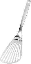 GREENADSCAPE 1pc Stainless Steel Steak Shovel Slotted Cooking Turner for Frying Grilling Kitchen Tool for Home Restaurant Use Long Handle for Comfort for Steak Cookies Pizza