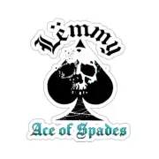 Die-Cut Stickers Lemmy, Ian, Kilmister, Motorhead fan art, Ace of Spades, skull
