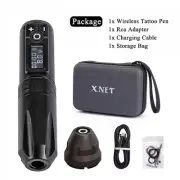 Tattoo Machines Gun Portable Wireless Battery Strong Coreless Motor LED Digital