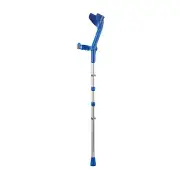 Rebotec TRAVEL Elbow Collapsible Forearm Crutches, Blue, German, Bag, PAIR