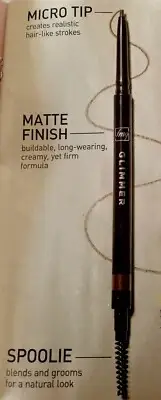 2 Two Blonde fmg Glimmer Fine Line Micro Eye Brow Pencil New !!!