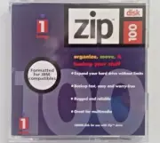 Iomega Zip Disk 100 MB New IBM Formatted With hard case