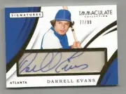 2018 Immaculate Collection Baseball Signatures Darrell Evans Auto #/99