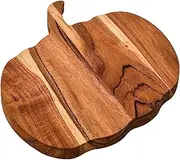 Charcuterie Wooden Boards - Halloween Countertop Cutting Board Pumpkin Shaped | Kitchen Charcuterie Serving Board with Handle for Chopping Meat, Vegetables, Fruits, Cheese