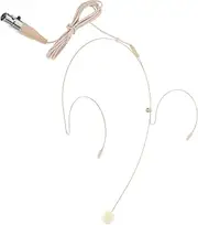 WHAMVOX Hanging Condenser Mic over Ear Headset Mic Discreet Headset Microphone for Tour Guides Music Decor